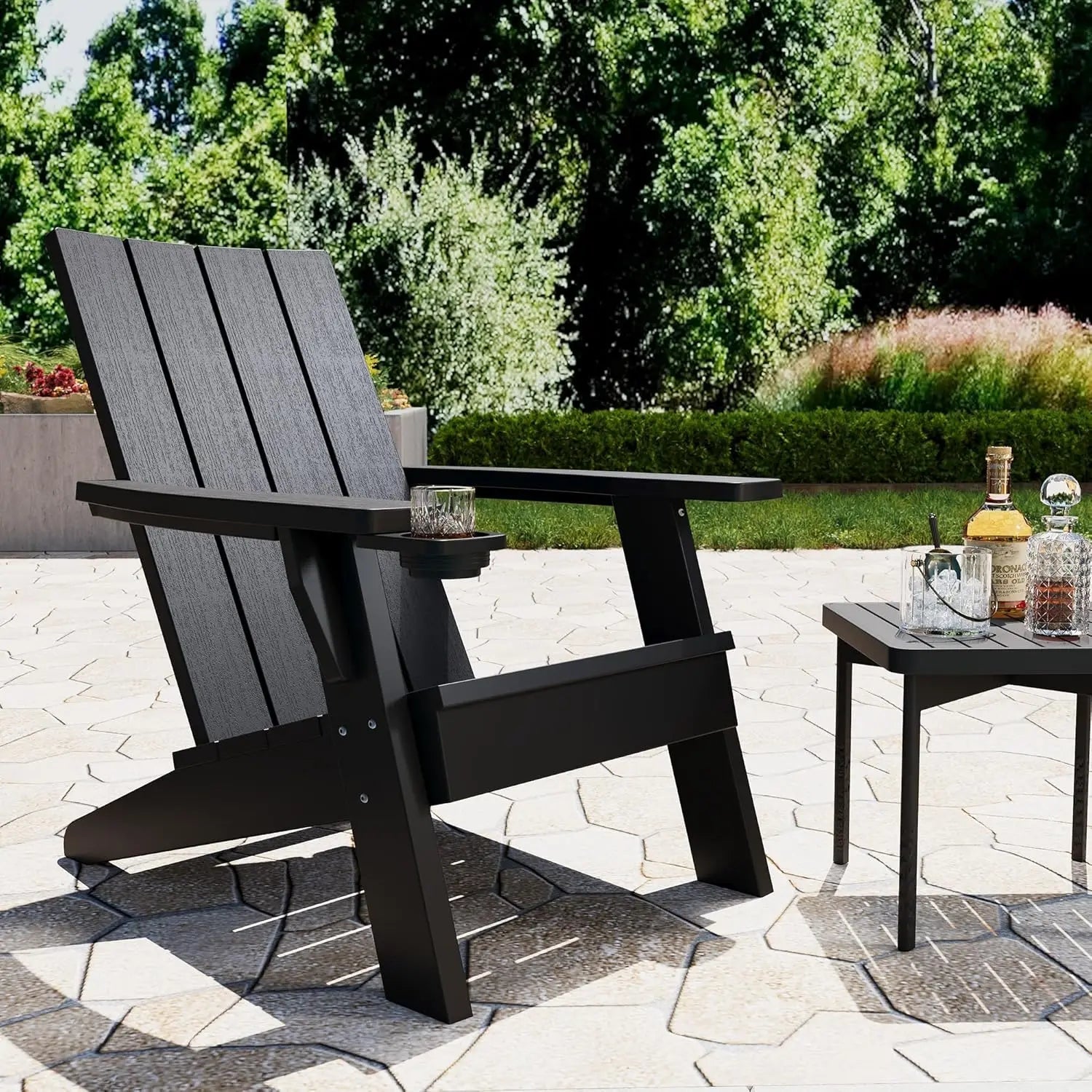 Adirondack Chair – Oversized, Weather-Resistant HDPE for Outdoor Patio & Garden - silverfoxgoods